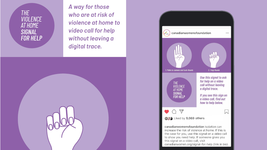 Initiative Fights Back Against Domestic Abuse Using 'Signal for Help' Without Leaving a Digital Trace