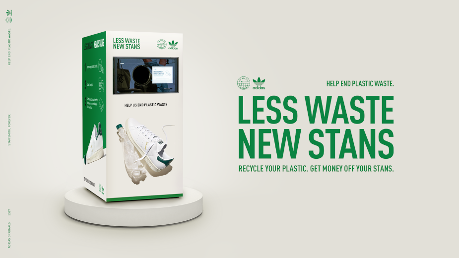 Stan Smith's Recycling Machine Lets You Get New Trainers with Plastic Bottles 
