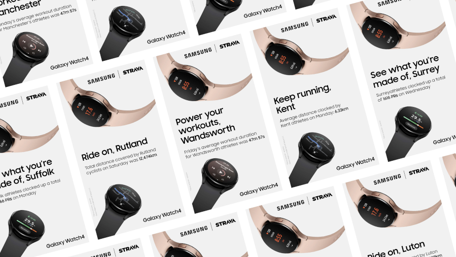 RAPP and Samsung UK's Unique Data-driven Strava Campaign Uses Real People's Fitness Achievements 
