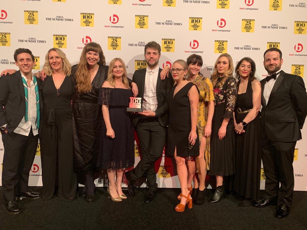 Karmarama Places 8th in Sunday Times Best Companies to Work For Survey