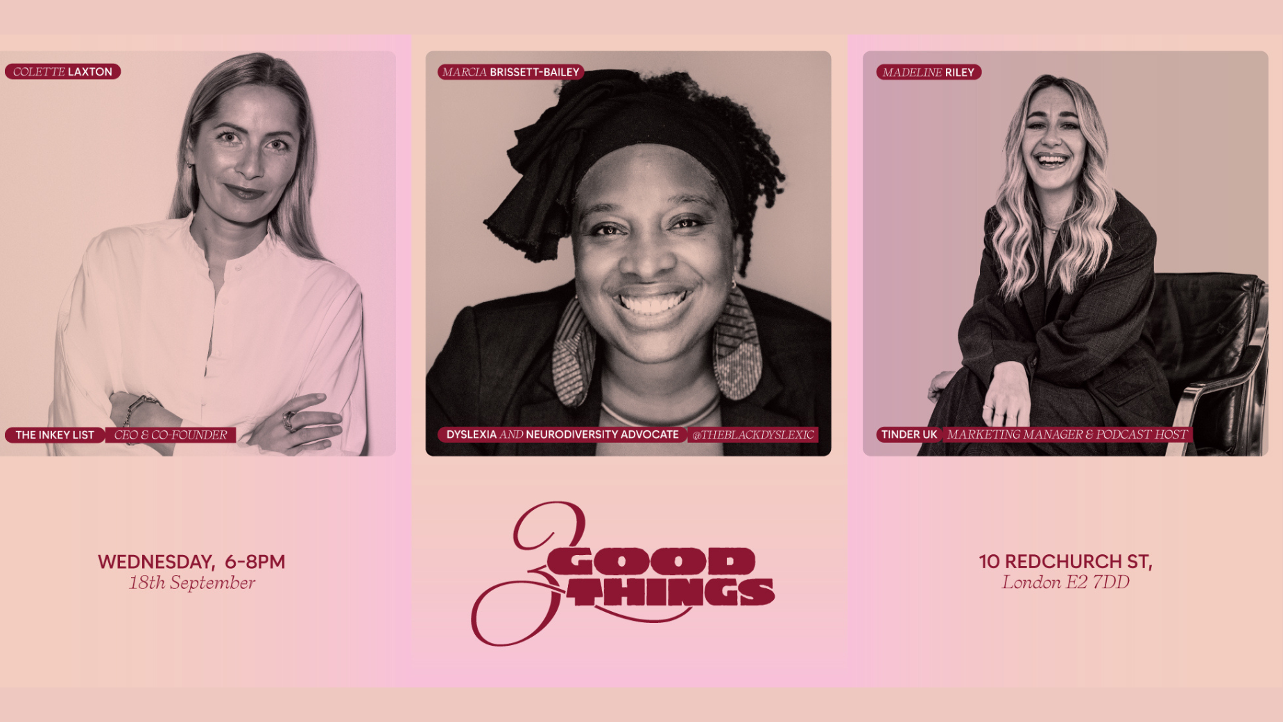 “3 Good Things” is a new event that redefines networking for women