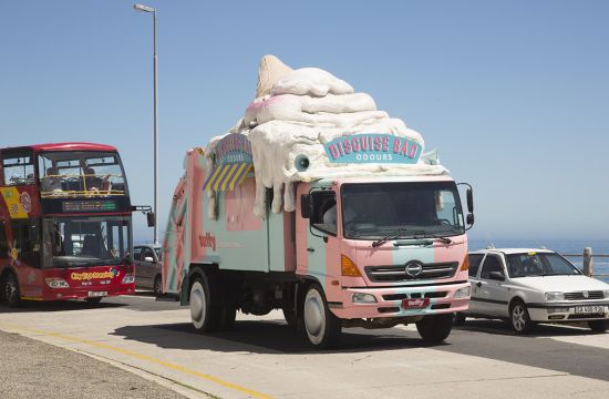 Garbage Truck Gets Sweet-Scented Makeover from Saatchi South Africa