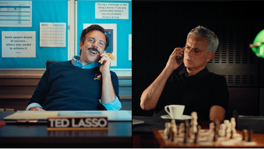Ted Lasso Grinds the Gears of José Mourinho in Humorous New Spots