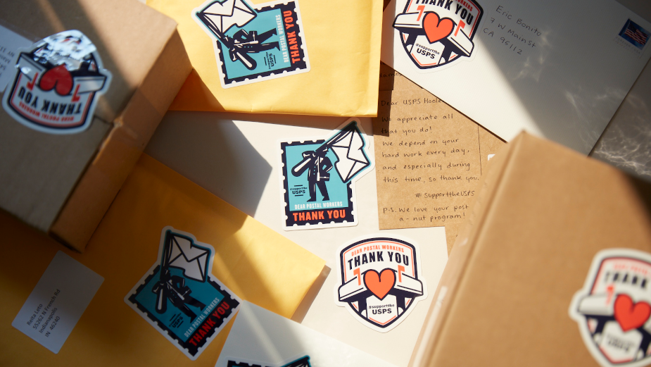 GS&P Sends Messages of USPS Appreciation with Support Stickers Initiative