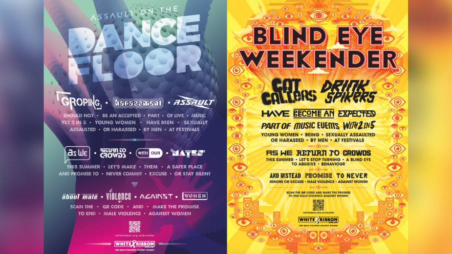 These Music Event Posters Seek to Prevent Male Violence Against Women