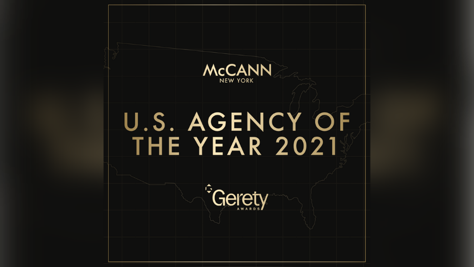 McCann New York Named Gerety’s 2021 US Agency of the Year
