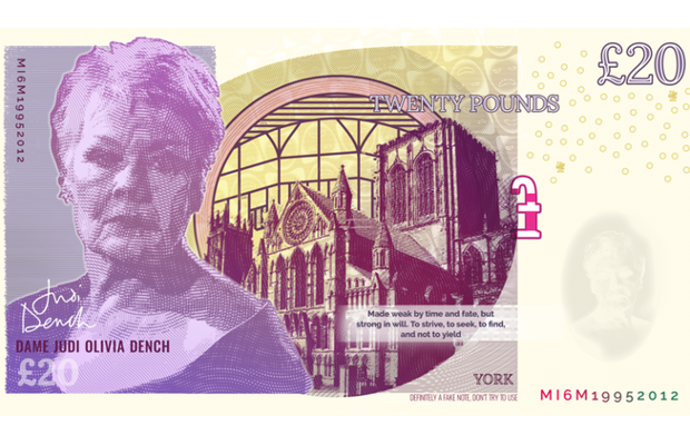The Great British Bank Note Series Represents Different Cites with Famous Faces 
