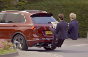 Stunt for New Volkswagen Tiguan Allspace Adds Two Remarkable Extra Passengers