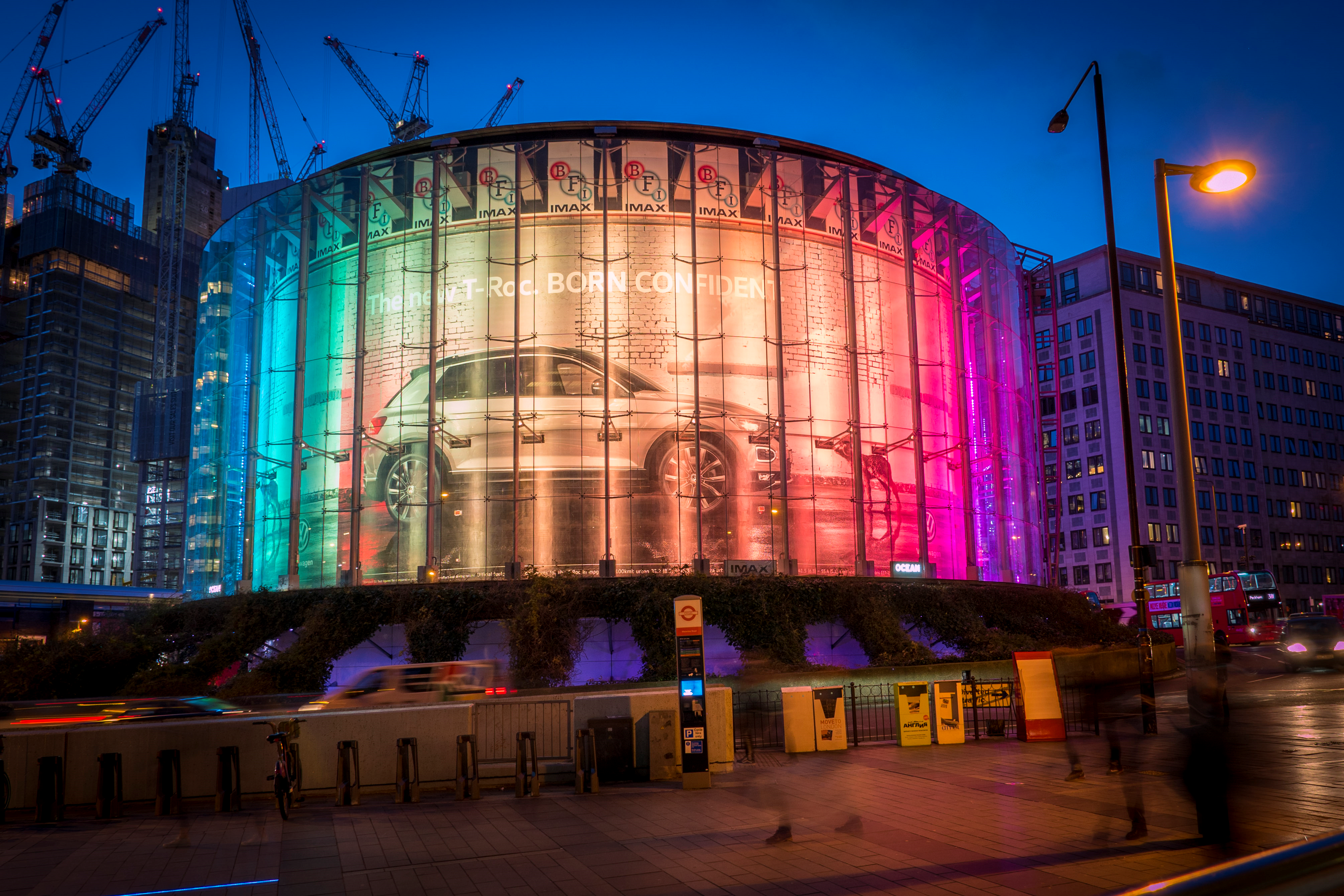 Volkswagen Lights Up IMAX London to Celebrate the Lumiere Festival of Light 