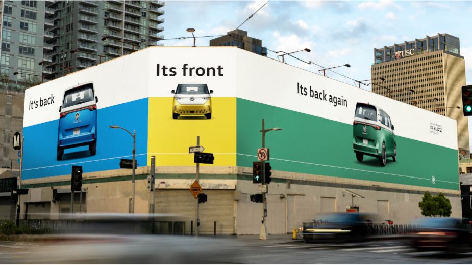 The VW Bus Is Back in OOH Campaign from Johannes Leonardo