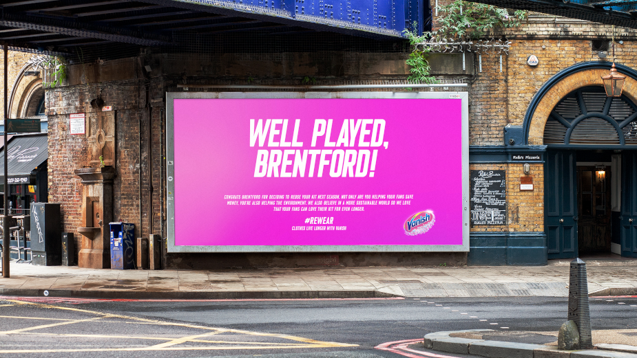 Vanish Shares a Shoutout to Brentford FC for Reusing its Football Kit 