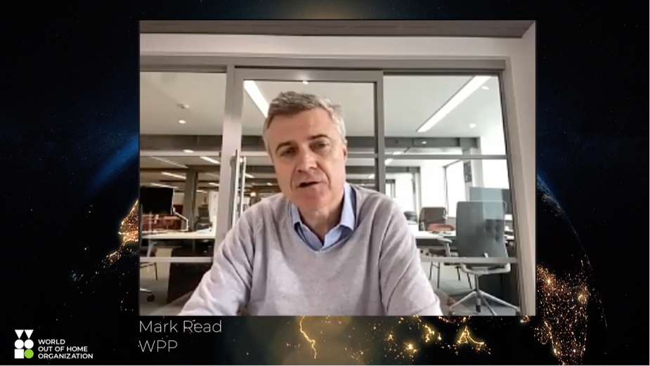 WPP CEO Mark Read Paints a Rosy Picture for Out of Home Post-pandemic