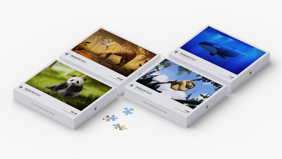 WWF's Endangered Pieces Puzzles Represent One Animal Left in the Wild |  LBBOnline