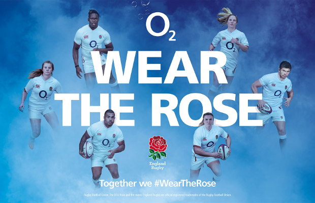 England Men’s and Women’s Rugby Teams Ask Fans to ‘Wear the Rose’ for  O2 Six Nations Ad
