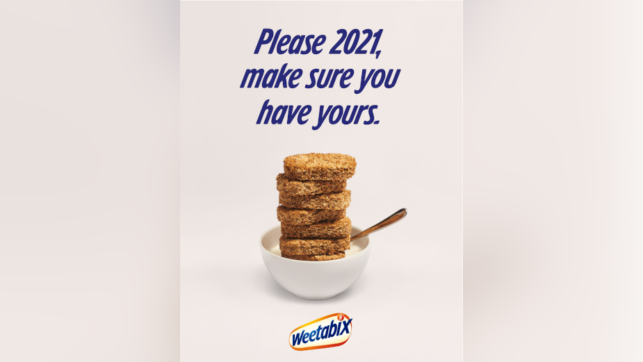 Weetabix Cereal's Iconic Slogan Asks a Favour of 2021 