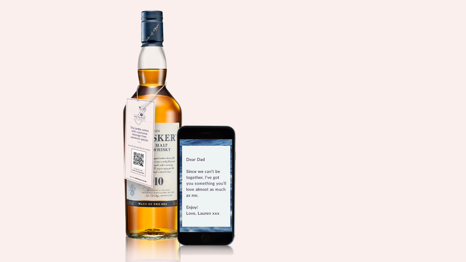 Diageo Launches Personalised Whisky Gifting Experience ‘Message in a Bottle’