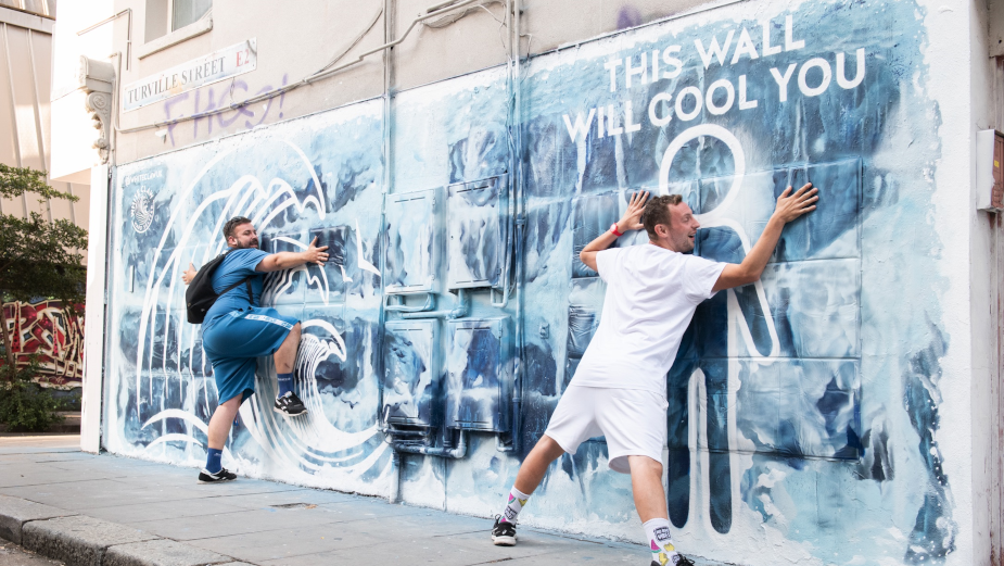 UK’s First Cooling Mural Wall Lands in Time for Hottest Day Ever Recorded