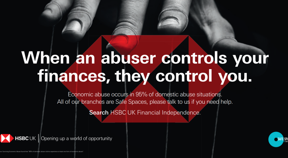 Campaign Highlights HSBC UK’s Safe Spaces Partnership for People Experiencing Domestic Abuse