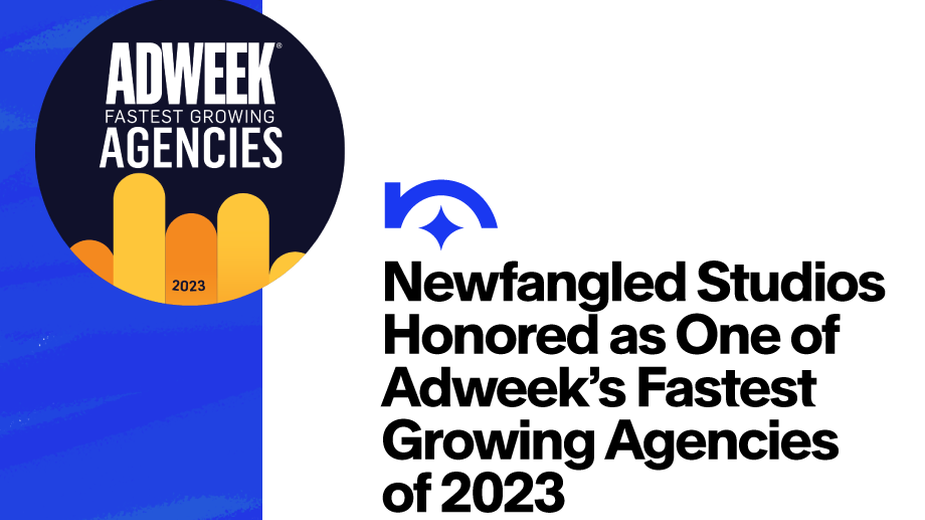 Newfangled Studios Honoured as One of Adweek’s Fastest Growing Agencies