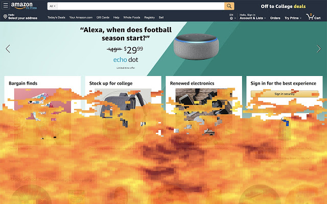 This Chrome Extension Burns Your Screen to Raise Awareness of the Amazon Fires