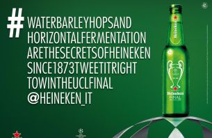 Heineken Turns a Super Long Hashtag into a Ticket for the UCL Final
