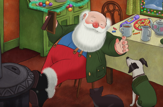 Barbour's Christmas Campaign Is Inspired by Raymond Briggs' Father Christmas