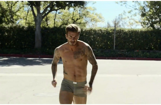 David Beckham Stars in Undies for H&M Film