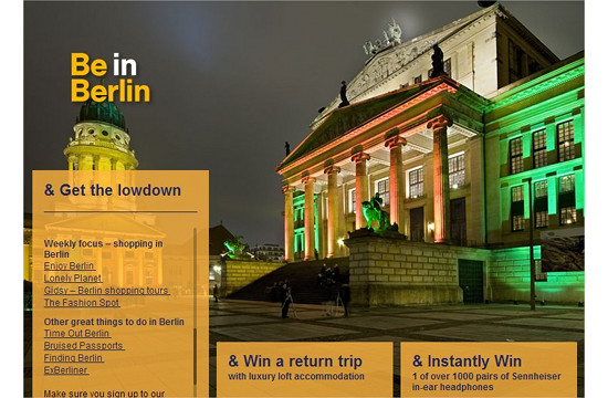 Space Delivers 'Be In Berlin' for Lufthansa 