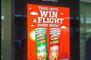 Posterscope and Pringles Urge Customers to 'Take a Bite and Win a Flight'