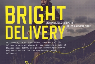 Sportswear Brand Diadora Reimagines Package Delivery with 1500 km Run