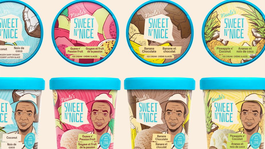Neale’s Sweet N’ Nice Ice Cream Channels its Caribbean Roots with New Brand and Packaging