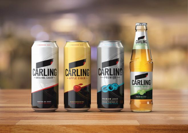 Carling Unveils a Fresh New Look Across its Full Range