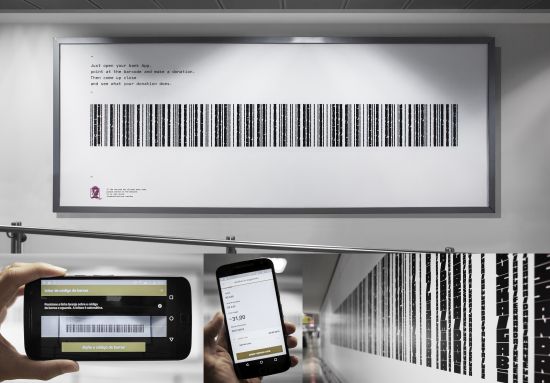 Breast Cancer Organisation Transforms Names of Patients into a Barcode for Donations