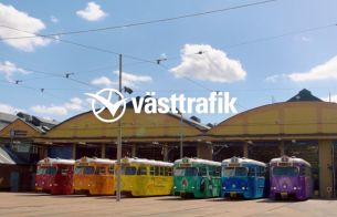 Iconic Gothenburg Trams Repainted in Rainbows for LGBTQ Rights