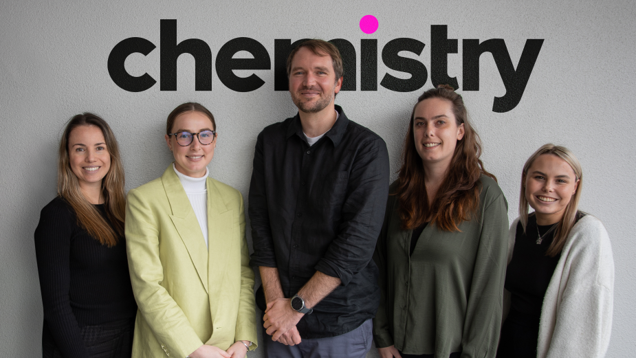 Chemistry Bolsters Team with Five New Hires across Client Service and Creative