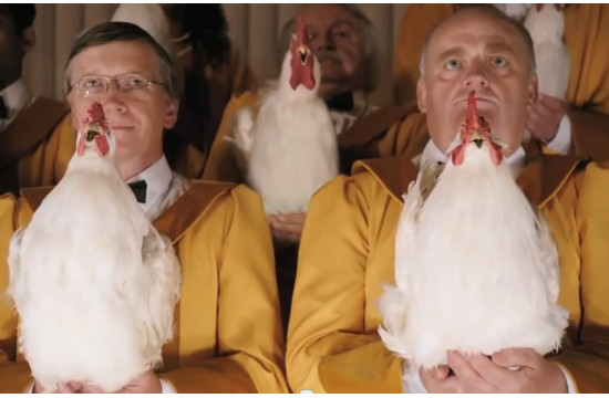Foster Farms' Harmonic Choir of 'Amazing Chickens' 