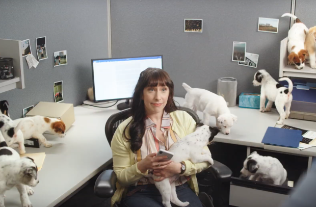 A Litter of Puppies Is a Metaphor for Getting Paid Early in Ad for US Challenger Bank Chime