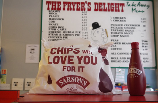 Sarson's Branded Chip Bags for Chip Week