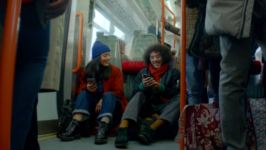 A Train Journey Turns into a Christmas Love Story in Campaign for the National Lottery