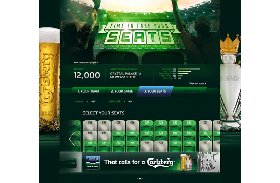 Carlsberg Launches Live Data-Powered Fan Site