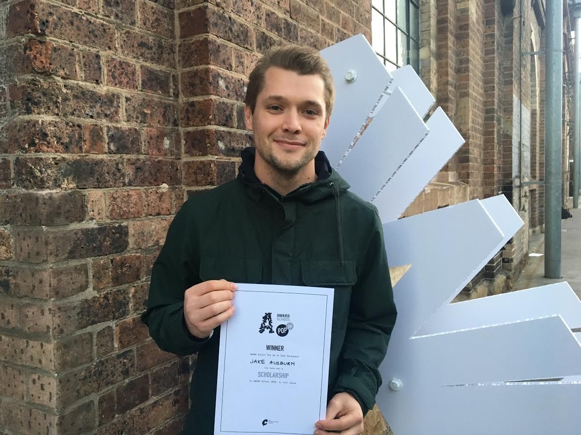 Society’s Jake Ausburn Named Winner of AWARD School Pop Up