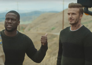 Kevin Hart Takes David Beckham on the Road for H&M