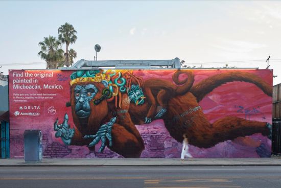 Delta Inspires Angelenos to 'Go Find the Original' with New Painted Wall Series