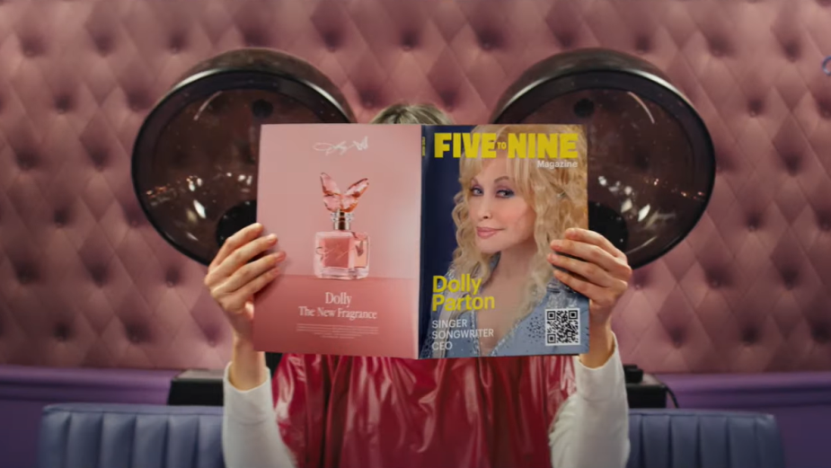 Dolly Parton Is Working 5 to 9 in Squarespace's 2021 Big Game Campaign 