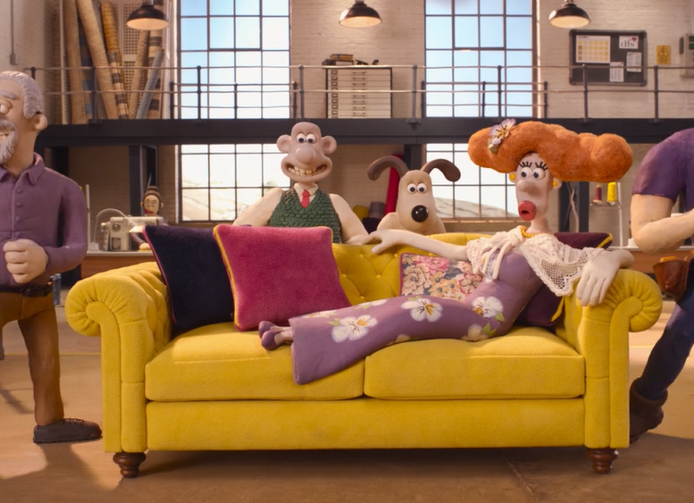 Wallace & Gromit Feature in 'The Grand Sofa Caper' for DFS