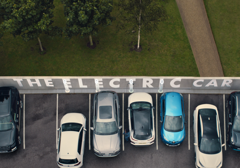 Electric Car Campaign Uses Optical Illusions to Drop the Word ‘Electric’