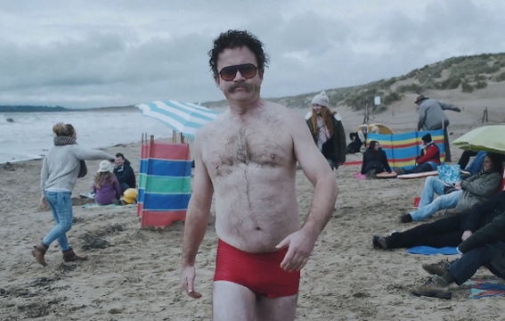 Harry Enfield Struts His Stuff in Save the Children's Southern Comfort Spoof