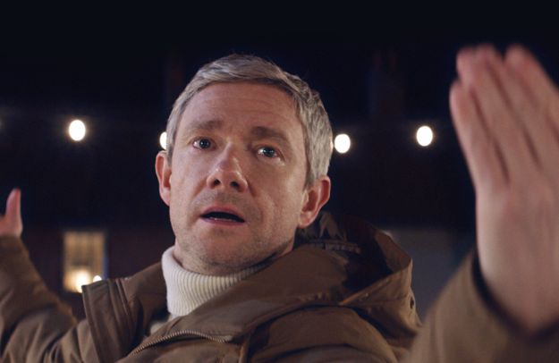 Martin Freeman Is Dancing on Ice in Vodafone's New Christmas Campaign