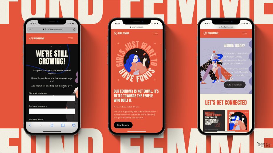 Wunderman Thompson Launches Fund Femme to Support Women and Non-Binary Business Founders