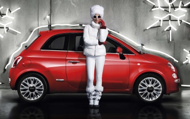 Krow Is Taking On the Winter Weather with This New Fiat 500 Campaign